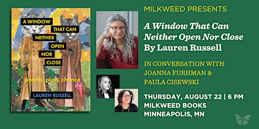 Imagem principal do evento In Person: Lauren Russell book launch at Milkweed Books