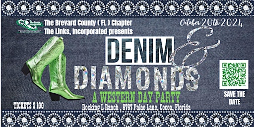 Primaire afbeelding van Denim & Diamonds Brevard County (FL) Chapter The Links, Incorporated