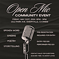 Open Mic Community Event primary image