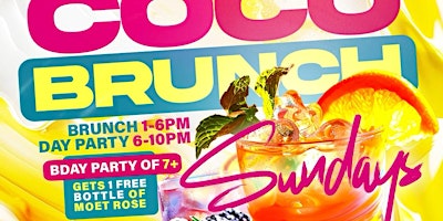 Imagen principal de Coco Brunch & Day party Sundays in Astoria