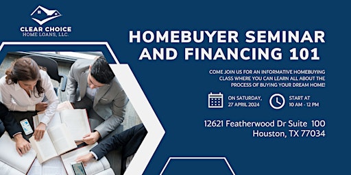 Primaire afbeelding van Homebuying Seminar & Financing 101