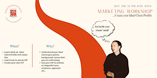 Image principale de Marketing Workshop: Creating your Ideal Client Profile