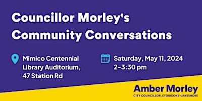 Councillor Morley's Community Conversations  primärbild