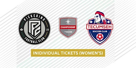 PICKERING FC L1O WOMEN VS TECUMSEH UNITED FC WOMEN