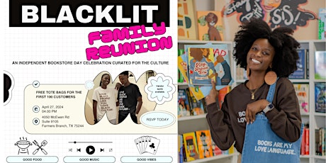 BLACKLIT Family Reunion: Indie Bookstore Day Celebration