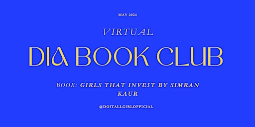 Do It All Girls: MAY virtual global book club  primärbild