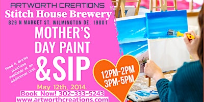 Artworth Creations  Mother's Day Paint Parties primary image