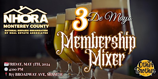 Primaire afbeelding van 3 De Mayo Membership Mixer