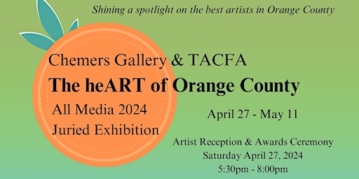 Imagem principal de The heART of Orange County All Media Juried Exhibition 2024