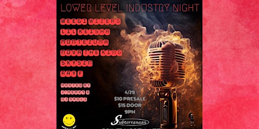 Hauptbild für Lower Level Industry Night 4/29