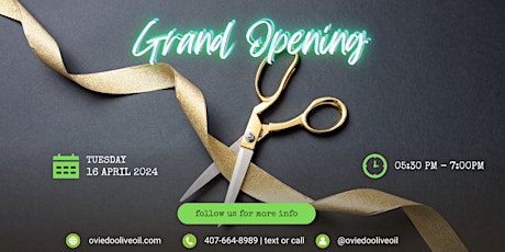 Ribbon Cutting & Grand Opening Celebration