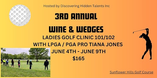 Primaire afbeelding van 3rd Annual Wine & Wedges Hosted by Discovering Hidden Talents Inc