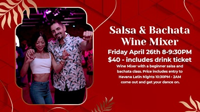 Salsa & Bachata Wine Mixer