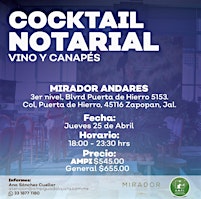 Imagen principal de COCKTAIL DE NOTARIOS 2024