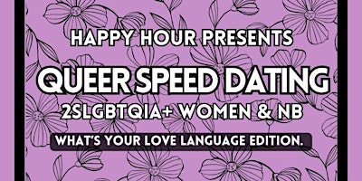 Immagine principale di 2SLGBTQIA+ Women & Nb 25+ What’s your love language Edition Speed Dating 