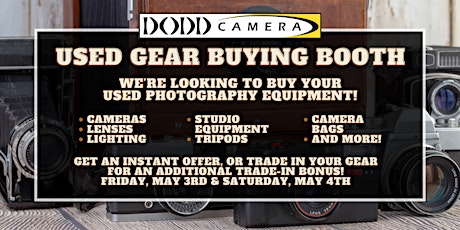 Used Gear Buying Event (part of our 2024 Spring into Savings Expo) primary image