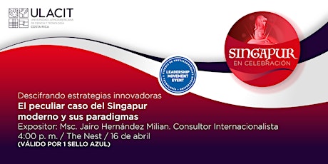 Hauptbild für Sello Azul - Descifrando estrategias innovadoras: El  Caso de Singapur
