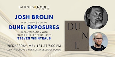 Hauptbild für Josh Brolin discusses and signs DUNE: EXPOSURES at B&N The Grove
