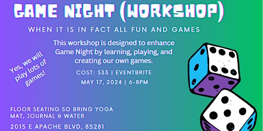 Image principale de Game Night Workshop