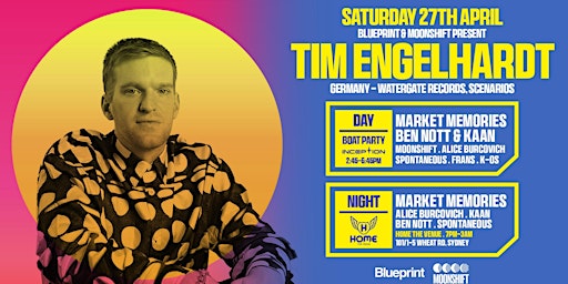 Image principale de Blueprint -Boat Party & Home Night Club with  Tim Engelhardt (Germany) ++