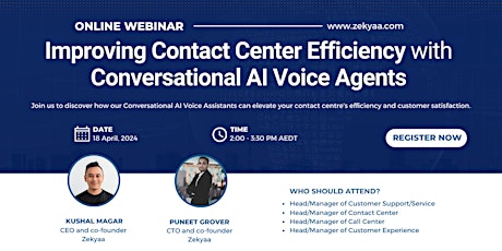 Improving Contact Center Efficiency Using Conversational AI Voice Assistant