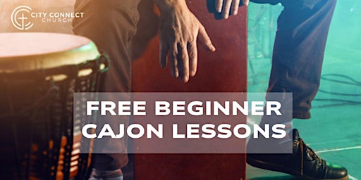 Hauptbild für FREE Beginner Cajon Lessons (3 Weeks!)