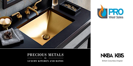 Hauptbild für Using Precious Metals in Modern Luxury Kitchen & Bath Design