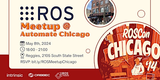Immagine principale di Chicago ROS Meetup at Automate 