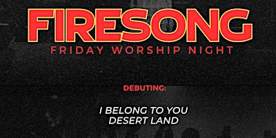 Primaire afbeelding van FireSong Friday Worship Event