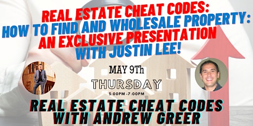 Imagen principal de How to Find & Wholesale Property: An Exclusive Presentation with Justin Lee