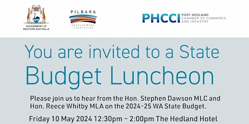 Image principale de State Budget Briefing Luncheon