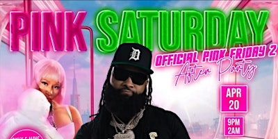 Imagen principal de SADA BABY LIVE: PINK SATURDAY AFTER PARTY @ CLUB BLEU