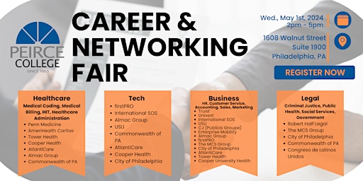 Image principale de Career & Networking Fair Spring 2024