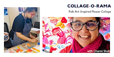 Imagem principal do evento Folk Art-Inspired Flower Collage with Charmi Shah