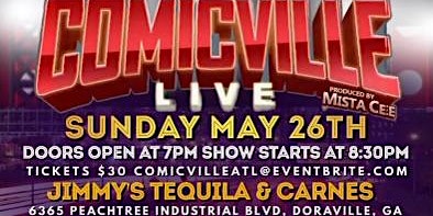 Imagem principal do evento COMICVILLE ATL