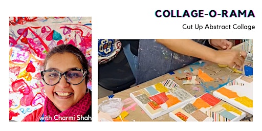 Imagem principal do evento Cut-Up Abstract Collage with Charmi Shah