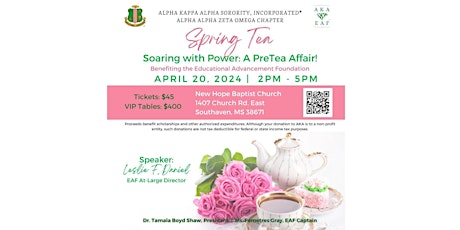 Alpha Alpha Zeta Omega Chapter Spring Tea