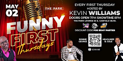 FUNNY FIRST THURSDAYS @ THE PARK SUPPER CLUB!! primary image