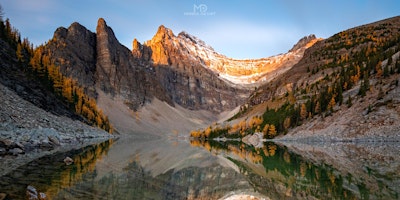 Imagem principal do evento Lake Agnes Sunrise and Larches Photo Tour