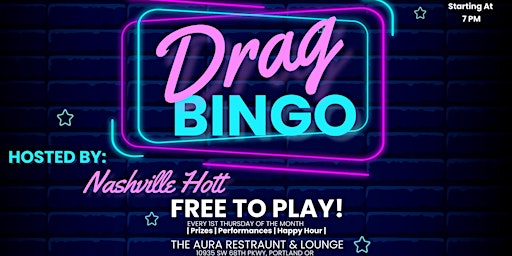 Imagem principal do evento Drag Bingo Free to play!