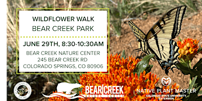 Imagem principal do evento Wildflower Walk at Bear Creek Nature Center