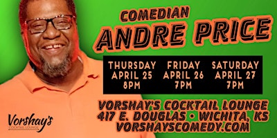 Andre Price live at Vorshay's! primary image