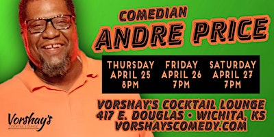 Immagine principale di Andre Price live at Vorshay's! 