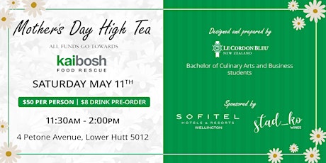 Mother's Day High Tea | Kaibosh Fundraiser