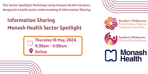 Image principale de Monash Health Sector Spotlight  - Information Sharing
