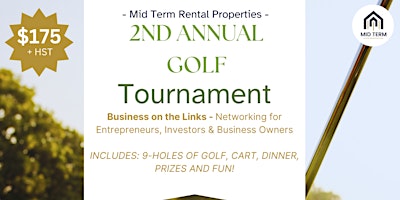 2nd Annual Golf Tournament primary image