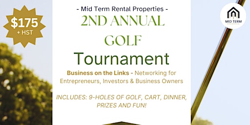 Primaire afbeelding van 2nd Annual Golf Tournament