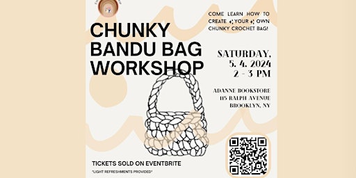 Imagem principal do evento Chunky Crochet Bag Workshop