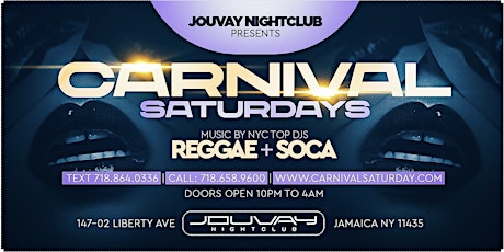 Saturdays at Jouvay Nightclub  (Reggae Hiphop & Soca) primary image