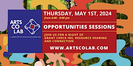 Arts.Co.Lab - May Artist Funding Opportunities Session